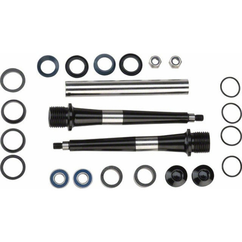 Crank Brothers Long Spindle Kit for 2010 to 2017 Pedals Wider Pedal Spindle Kit