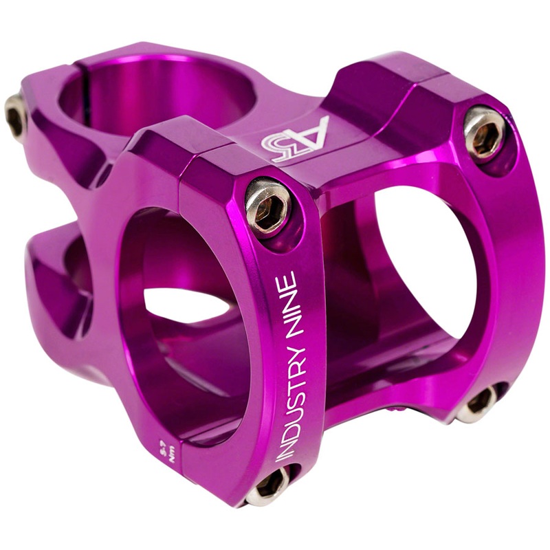 Industry Nine A318 Stem – 40mm 31.8mm Clamp +/-4.4 1 1/8″ Aluminum Purple