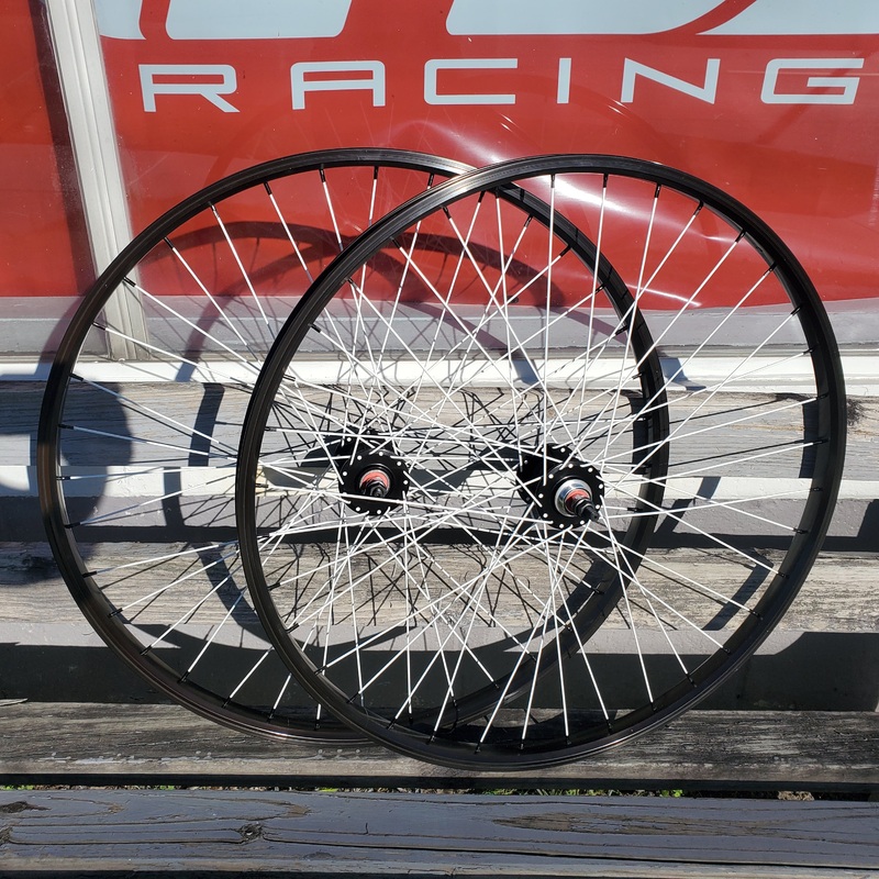 29″ SE Racing Vans / NYC Ripper / DBlocks Wheelset – Pair – 36H – Flip Flop – Black/White/Black