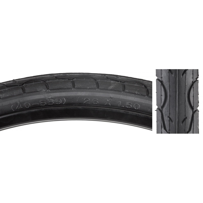 Sunlite Kwest 26 x 1.5 Clincher Wire TPI 65 Black/Black Reflective Touring