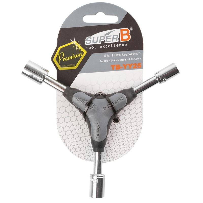 Super-B TB-YY 25 Y Wrench Box 8 10 12mm Hex 4 5 6mm