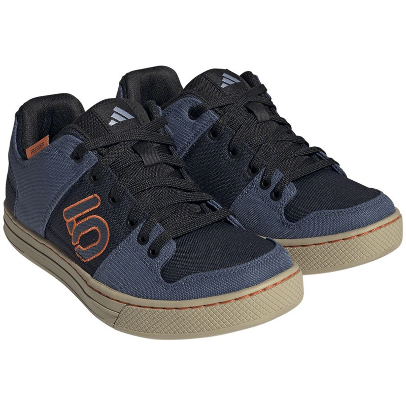 Five Ten Freerider Canvas Flat Shoes – Mens Core Legend Ink/Wonder Steel/Impact Orange 12