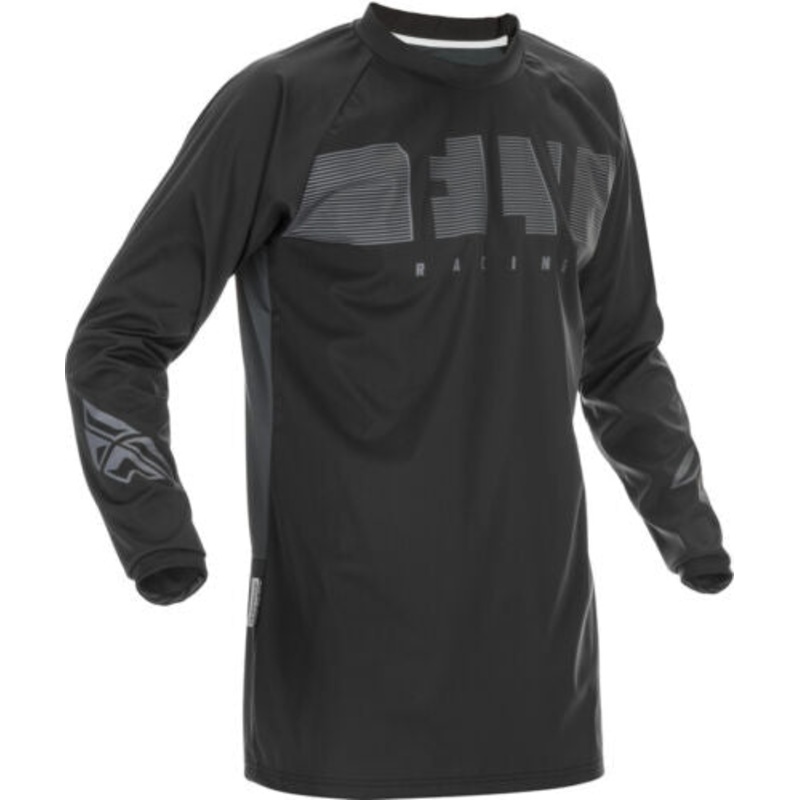 Fly Racing Windproof Jersey – Black / Grey