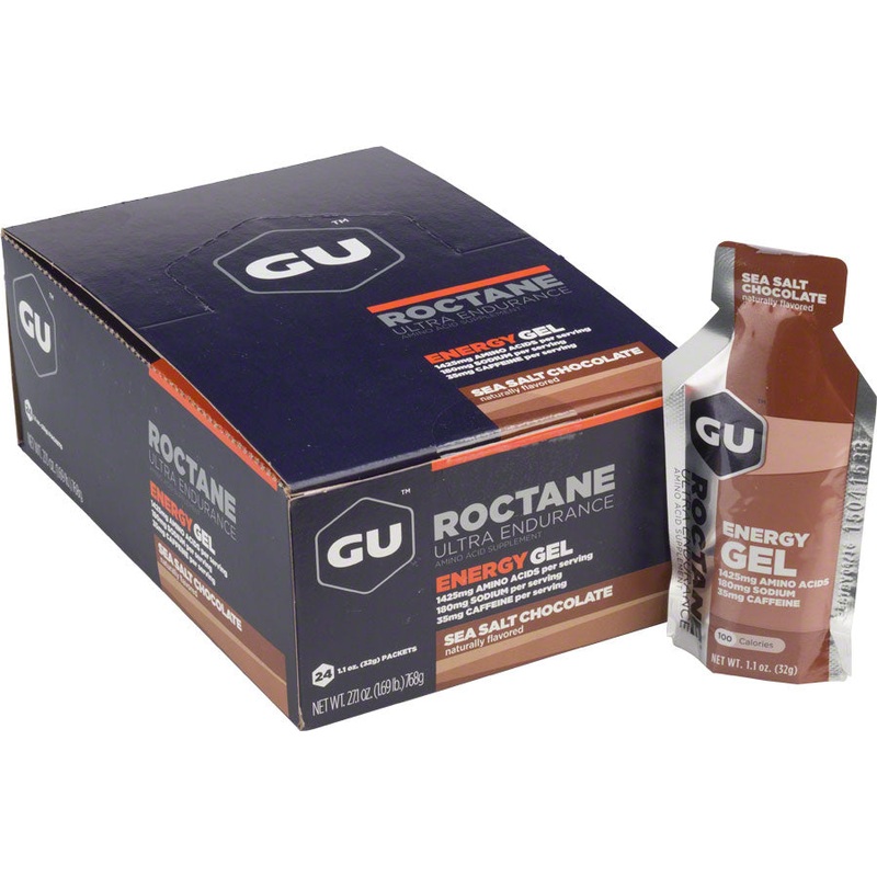 GU Roctane Energy Gel – Sea Salt Chocolate, Box of 24