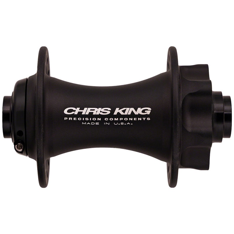 Chris King Boost Front Hub – 15 x 110mm 6-Bolt Matte Black 28H