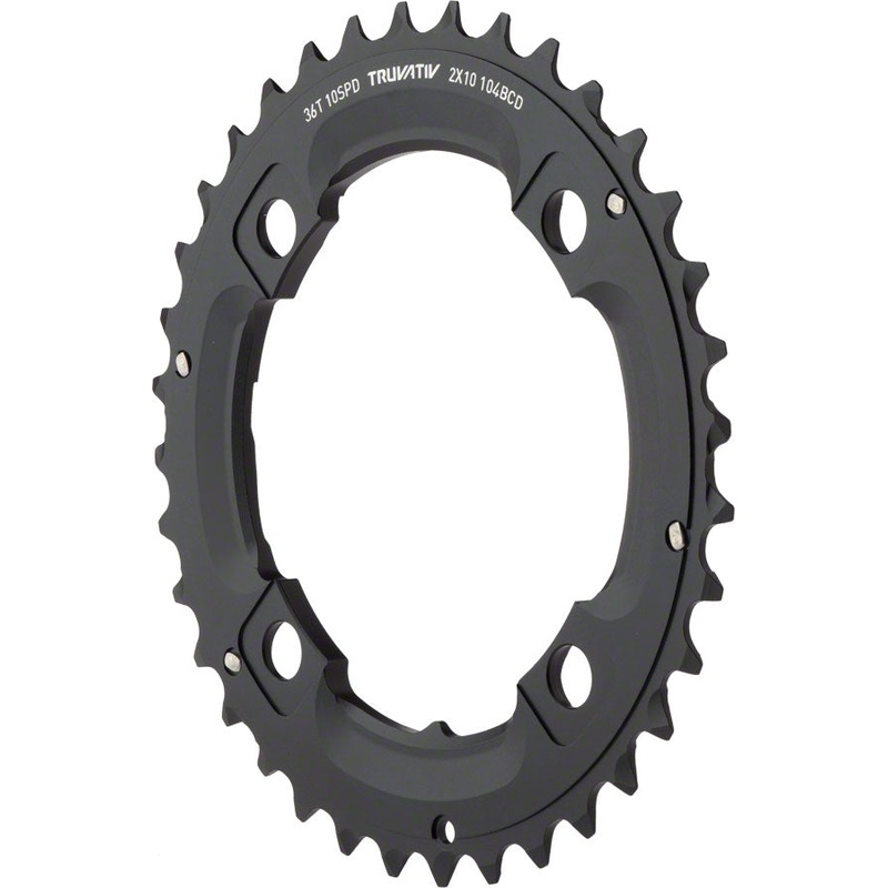 SRAM/Truvativ X0 X9 Chainring 36t 104 BCD 10-Speed Aluminum Blk Use with 22t