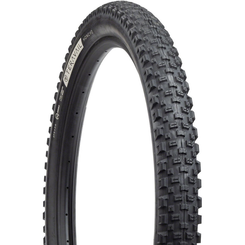 Teravail Honcho Tire – 27.5 x 2.6 Tubeless Folding BLK Light Supple Grip Compound