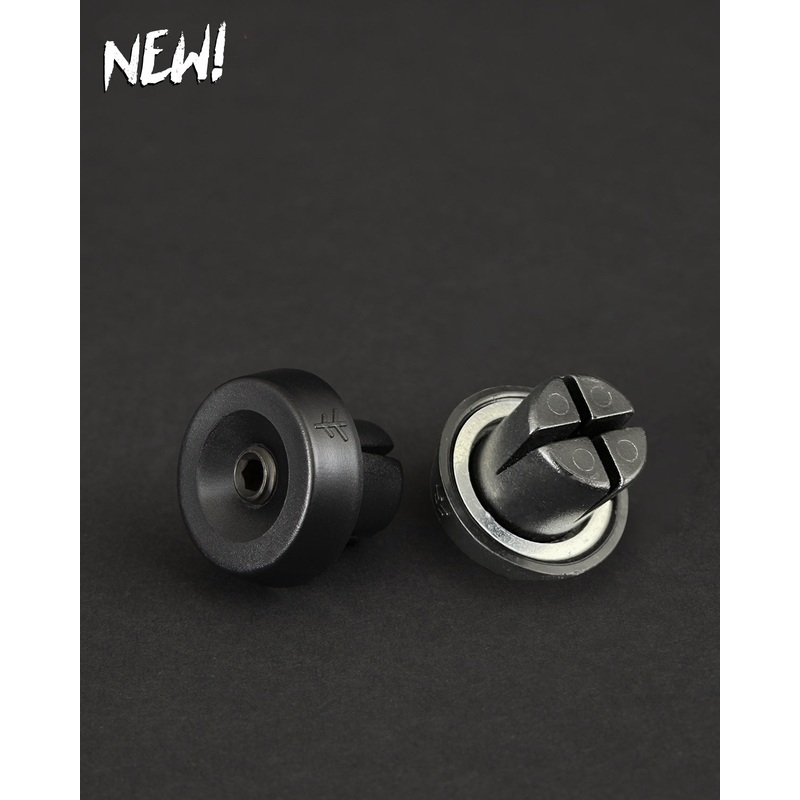 Fly Volcano Nylon Bar Ends (Flat Black)