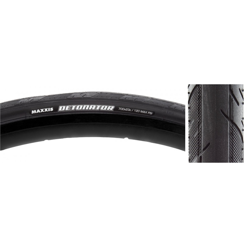 Tire Max Detonator 700X23 Black Wire/60