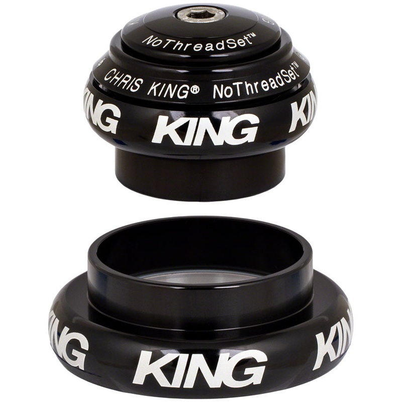 Chris King NoThreadset Headset – 1.5″ Tapered 34/44 Black