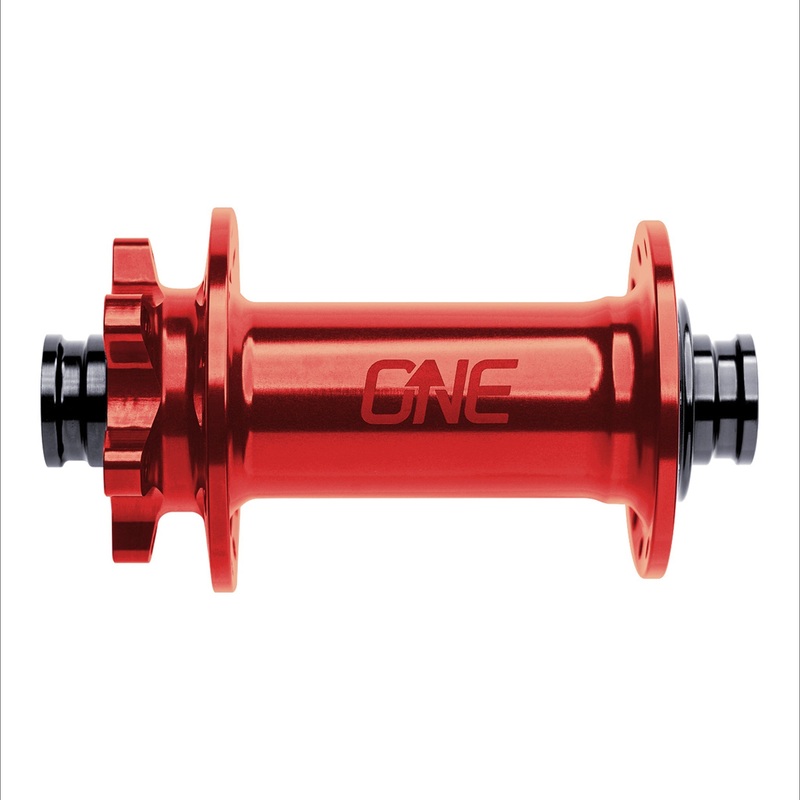 OneUp Components Front Hub – 15x110mm – 6-Bolt – 32h – Red