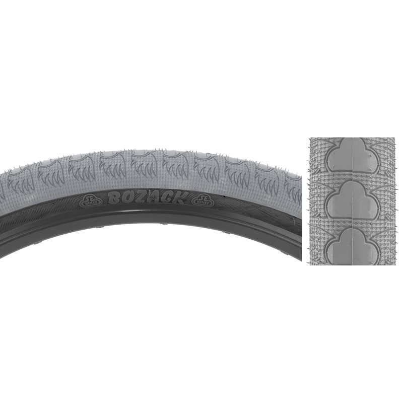 24×2.4 SE Racing Bozack BMX Tire – Gray w/ Black Sidewall