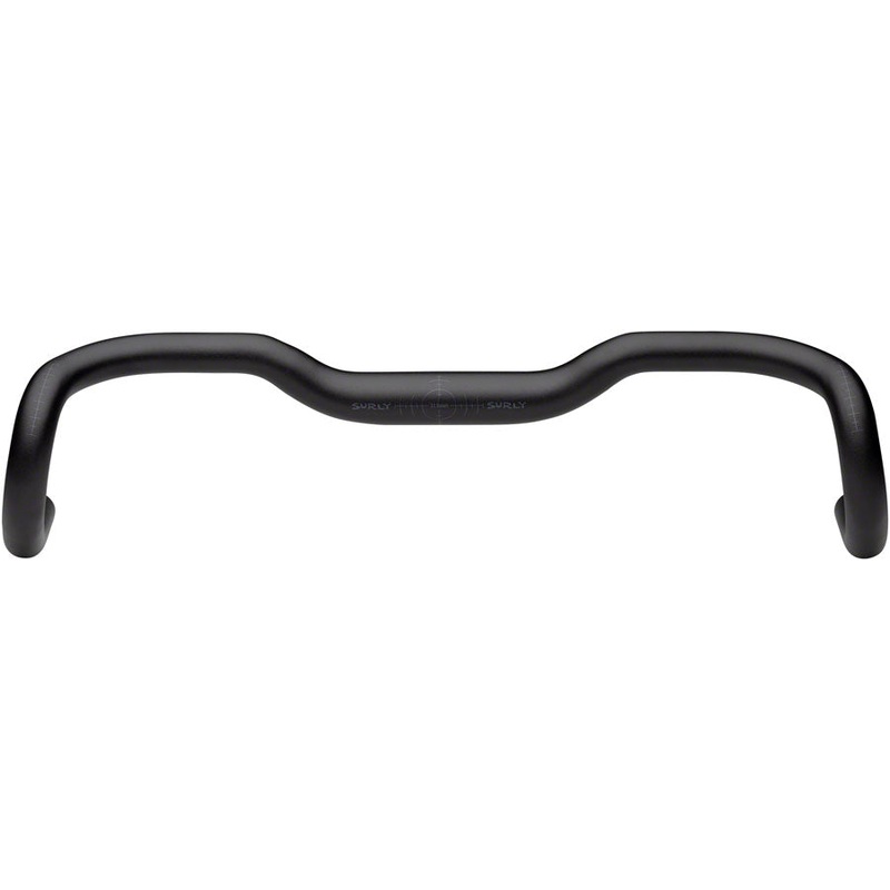Surly Truck Stop Bar Handlebar – 31.8mm Clamp 42cm Width 30mm Rise Aluminum BLK