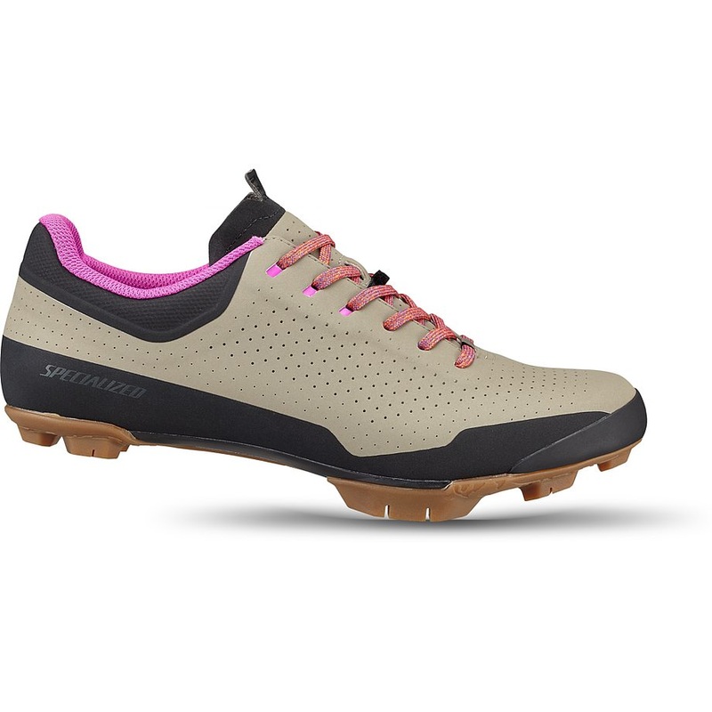 Specialized recon adv shoe taupe/dark moss green/fiery red/purple orchid 40.5