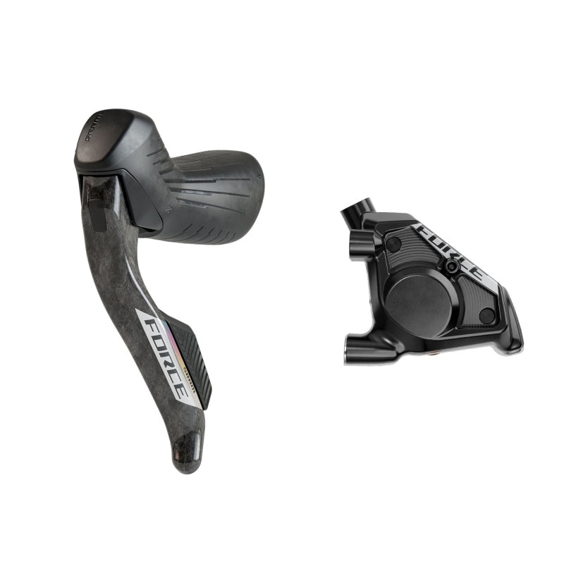 SRAM Force eTap AXS HRD Shift/Brake Lever Hydraulic Disc Caliper – Left/Front Flat Mount 20mm Offset 950mm Hose BLK E1