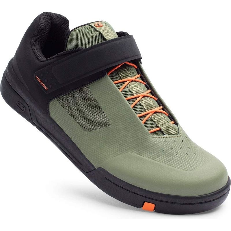 Crank Brothers STAMP SPEEDLACE GREEN/ORANGE/BLACK 9.5