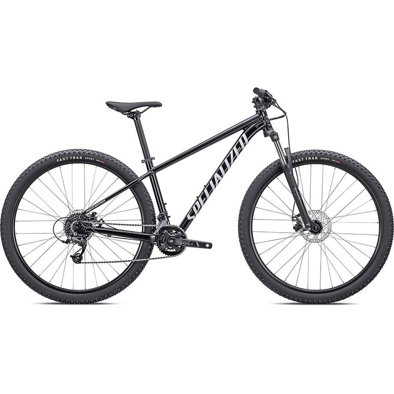 2024 Specialized rockhopper 29 bike gloss tarmac black / white s