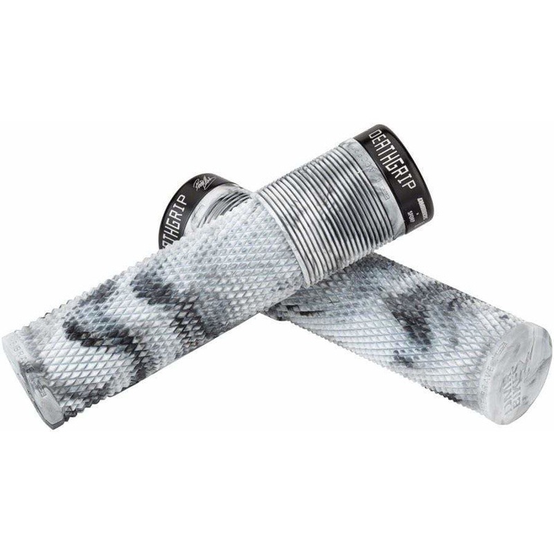 DeathGrip Flangeless Grips – Thick Lock-On Snow Camo