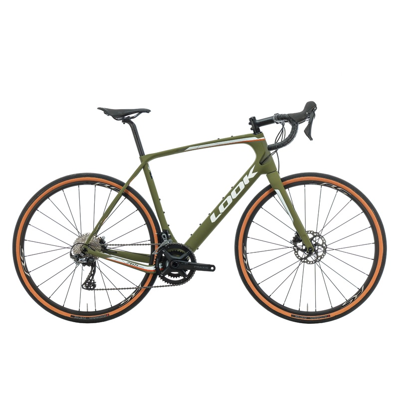 LOOK 765 Gravel Green Mat Gravel Bike – 2023, Large
