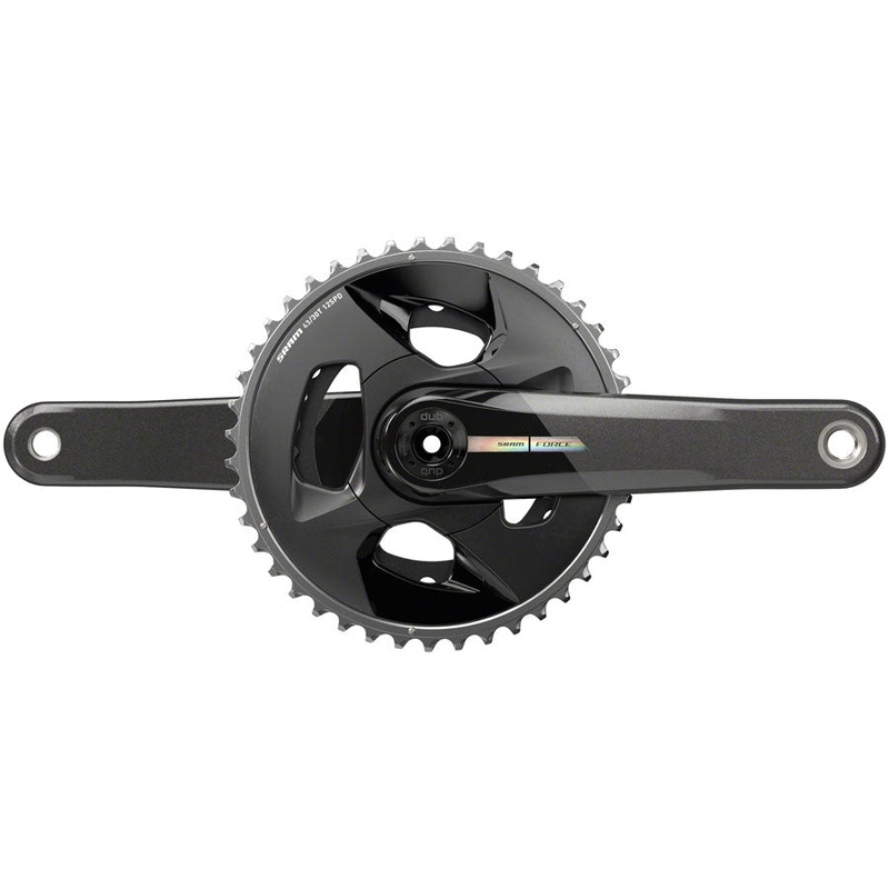 SRAM Force Wide Crankset – 170mm 2x 12-Speed 43/30t 94 BCD DUB Spindle Interface Iridescent Gray D2