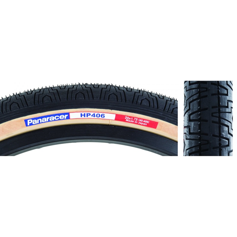 Premium Panaracer HP406 20×1.75 Clincher BMX Tires  Lightweight, Flexible Gum Walls, Siping Grip, Reflective Sidewalls, Durable Engineering