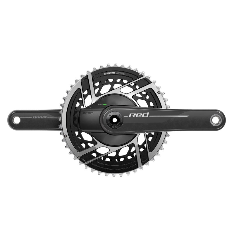 Red AXS 2x Power Meter E1 Power Meter Crankset Speed: 12 Spindle: 28.99mm BCD: Direct Mount  8 Bolt 46/33 DUB 175mm Black Road