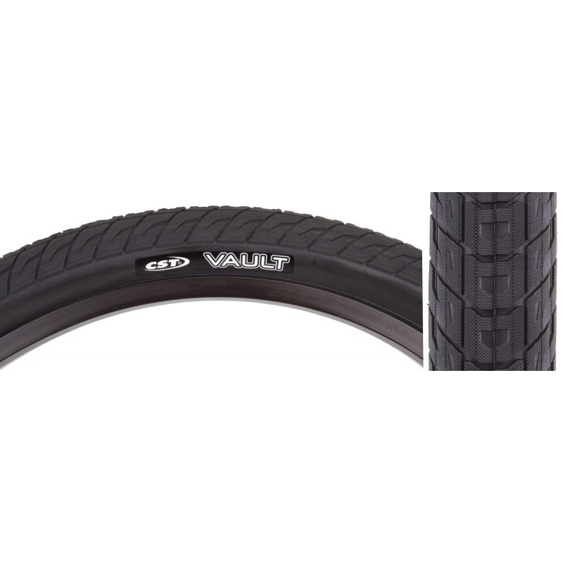 CST Vault Tire – 20 x 2.2 Clincher Wire Black