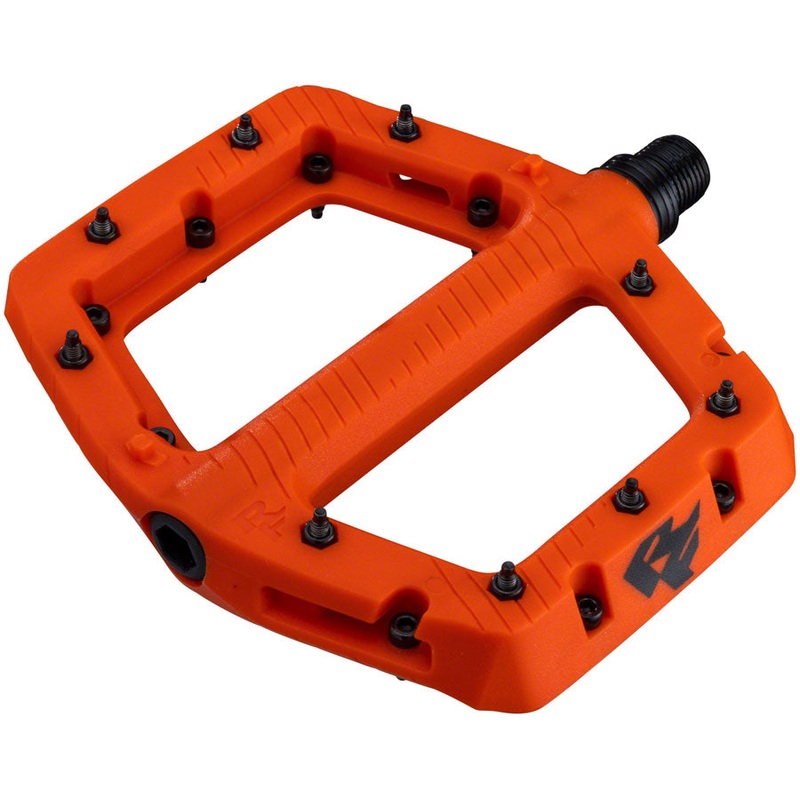 RaceFace Chester Pedals – Platform, Composite, 9/16″, Large, Orange