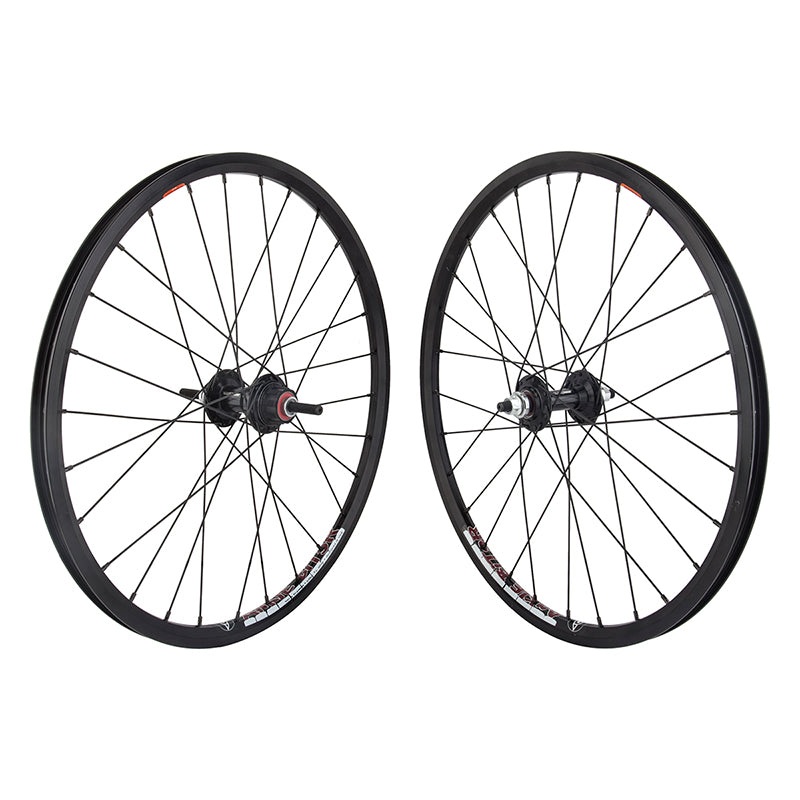Black Ops Cassette Hub W/AnkleBiter Rims Mini BMX Race Wheelset-20×1 1/8″