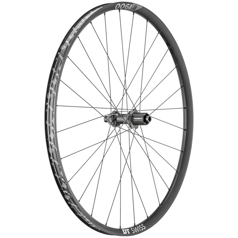 DT Swiss E 1900 Spline 30 Rear Wheel – 29″, 12 x 142mm, Center-Lock, HG 11 MTN, Black