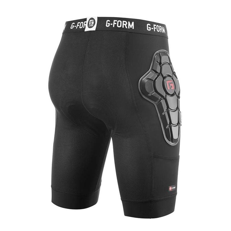 Men’s G-Form Pro-X3 Bike Short Liners  Impact-Absorbing SmartFlex Pads, Moisture-Wicking UPF 50+ Compression Fabric for Mountain and Trail Riding