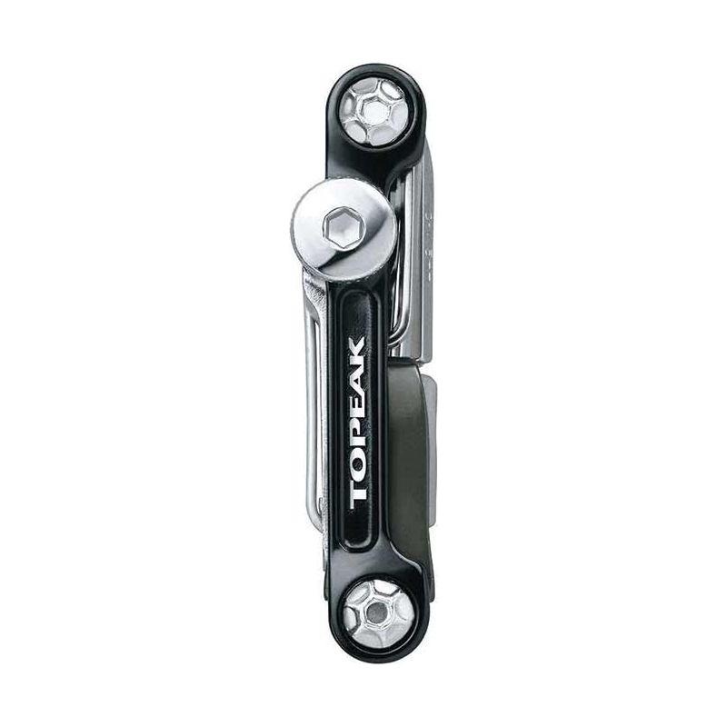 Topeak, Mini P20, 20 functions, w/chainlink tool, w/bag, Black, Multi-Tools, Number of Tools: 20