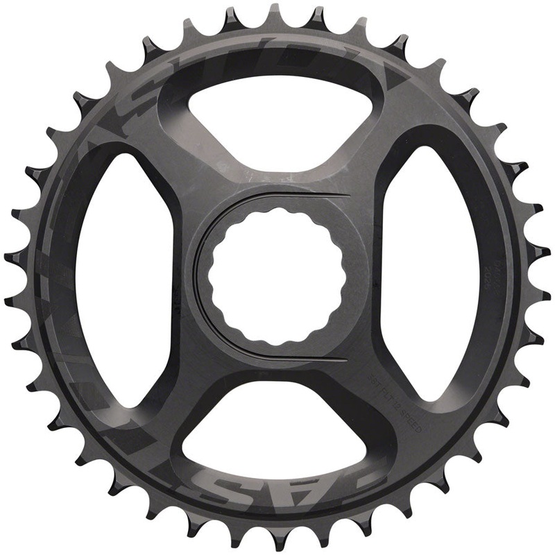 Easton Direct Mount CINCH Chainring – 38t 12-Speed For Flattop Chains Black