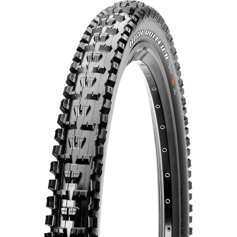 Maxxis, High Roller II, Tire, 27.5”x2.30, Folding, Tubeless Ready, Dual, EXO, 60TPI, Black