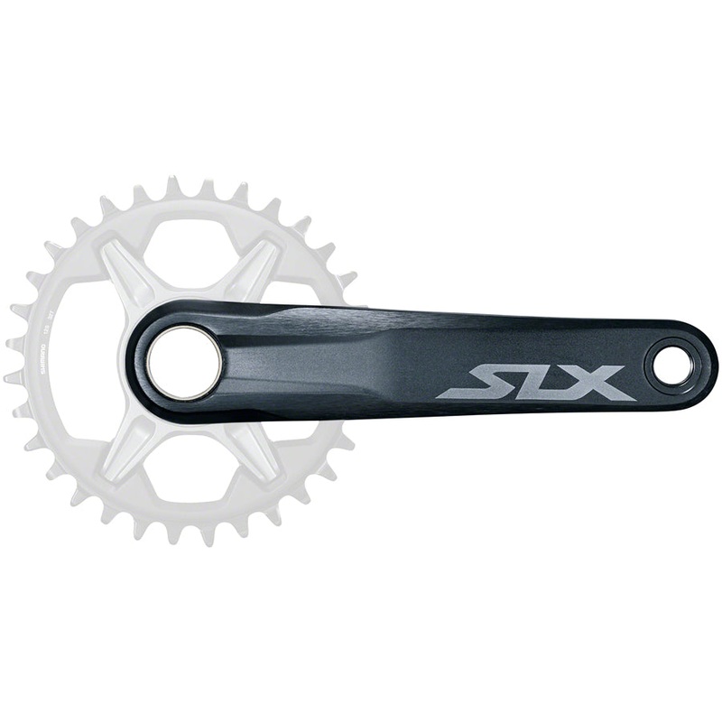 Shimano SLX FC-M7100-1 Crankset – 170mm, 12-Speed, 1x, Direct Mount, Hollowtech II Spindle Interface, Black