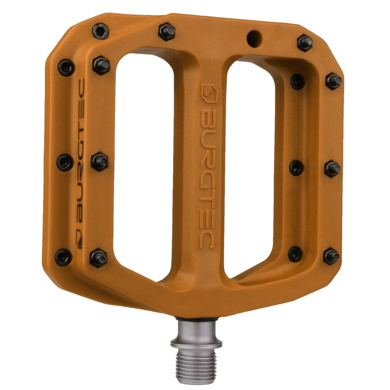 Burgtec MK4 Composite Flat Pedals – Kash Bronze