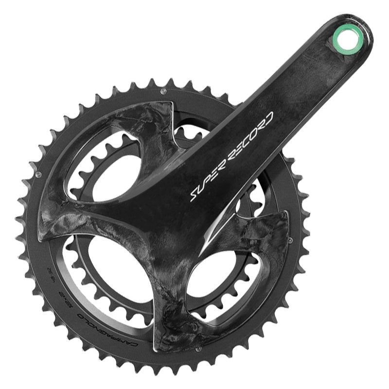 Campagnolo Super Record Wireless Crankset – 170mm 12-Speed 45/29t Campy 121/88 Asym BCD Ultra Torque Spindle Carbon