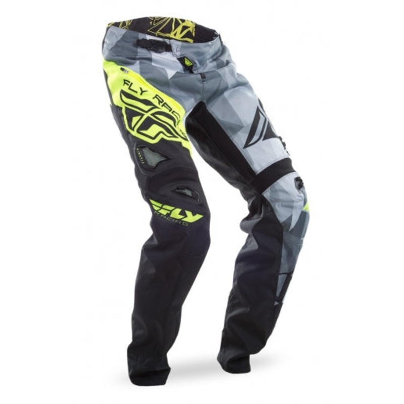 Fly Racing 2017 Kinetic Crux Bicycle Pants-Black/Hi-Vis