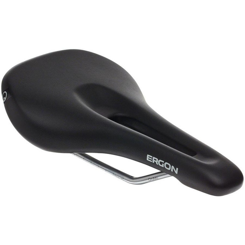 Ergon SM Saddle – Chromoly, Black, Women’s, Small/Medium