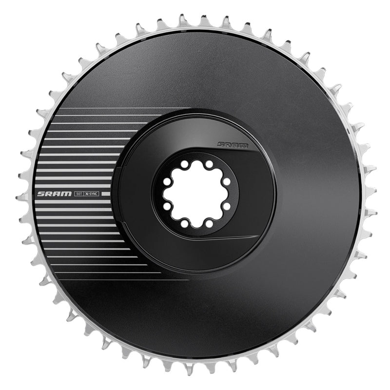 SRAM Rival X-Sync Direct Mount Road Chainring – 38t 12-Speed 8-Bolt Direct Mount 6.5mm Offset BLK E1