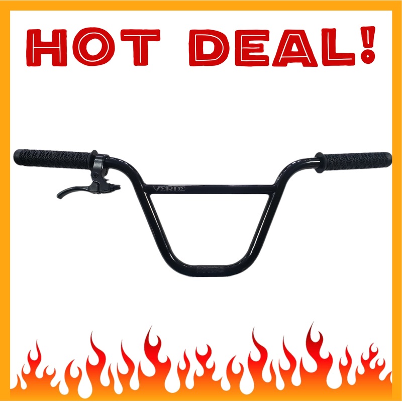 Verde OEM 2pc BMX Handlebars Combo – 8.5″ – Black
