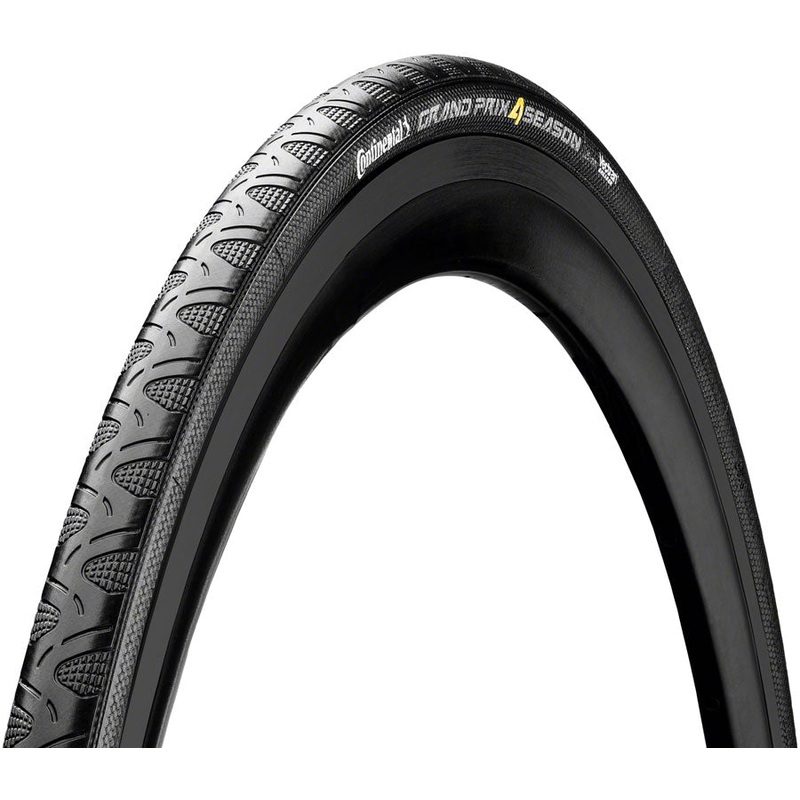 Continental Grand Prix 4-Season Tire – 700 x 23 Clincher Folding BLK Vectran Breaker DuraSkin