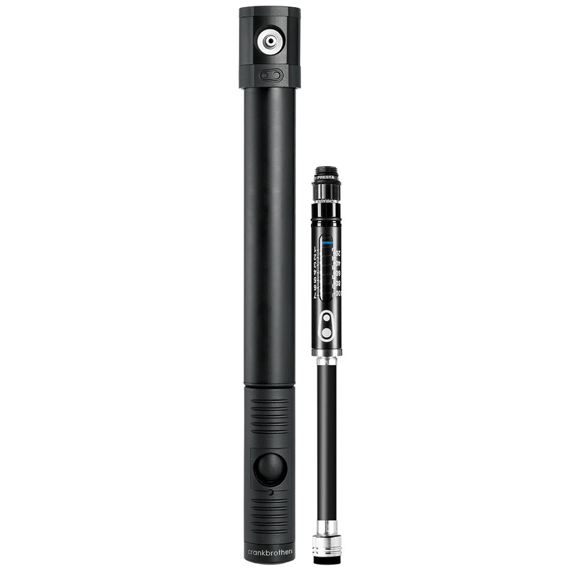 Crankbrothers Klic Pump + Gauge HV – Midnight Black