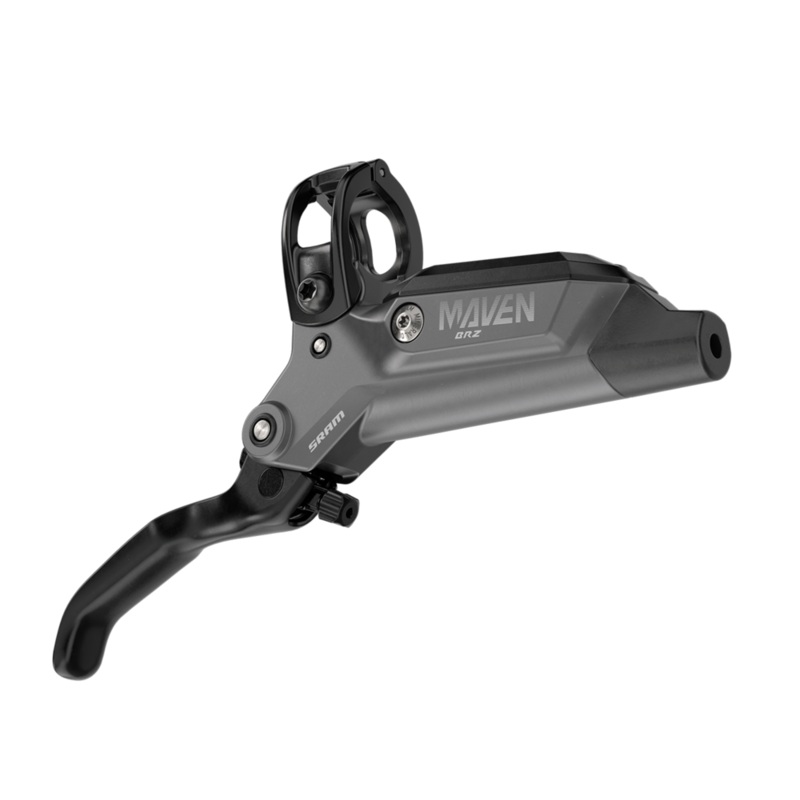 SRAM Maven Bronze Disc Brake and Lever – Rear, Post Mount, 4-Piston, Aluminum Lever, SS Hardware, Blast Dark Polar, A1