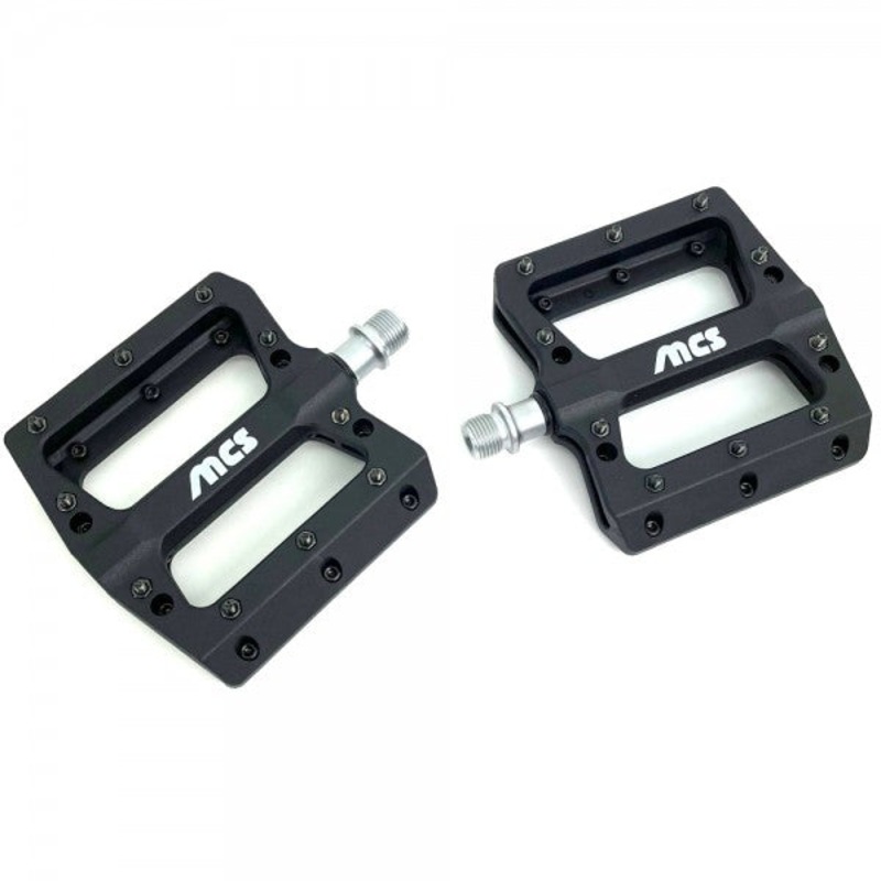 MCS Bicycles Sealed Platform Pedals – Black – 9/16″