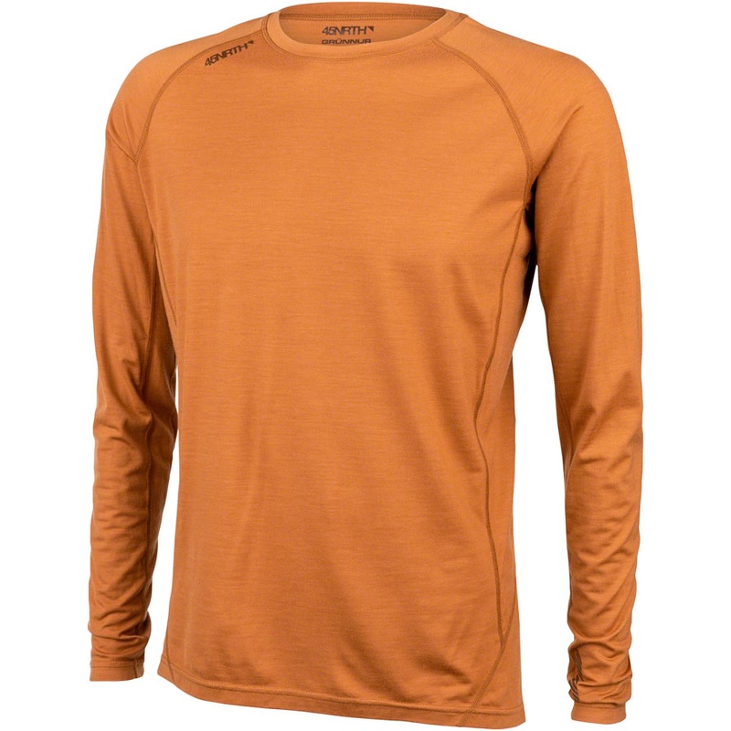45NRTH Grunnur Wool Base Layer – Mens Cedar Sunrise Large