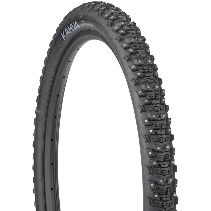 45NRTH Kahva Tire – 27.5 x 2.1, Tubeless, Folding, Black, 60 TPI, 240 Concave Carbide Studs