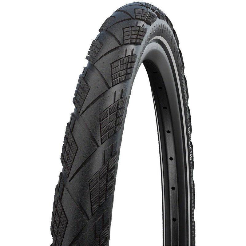 Marathon Efficiency Tire – 700 x 50 / 28 x 2 Clincher Folding BLK/Reflective Evolution Line Super Race Addix Race E-50