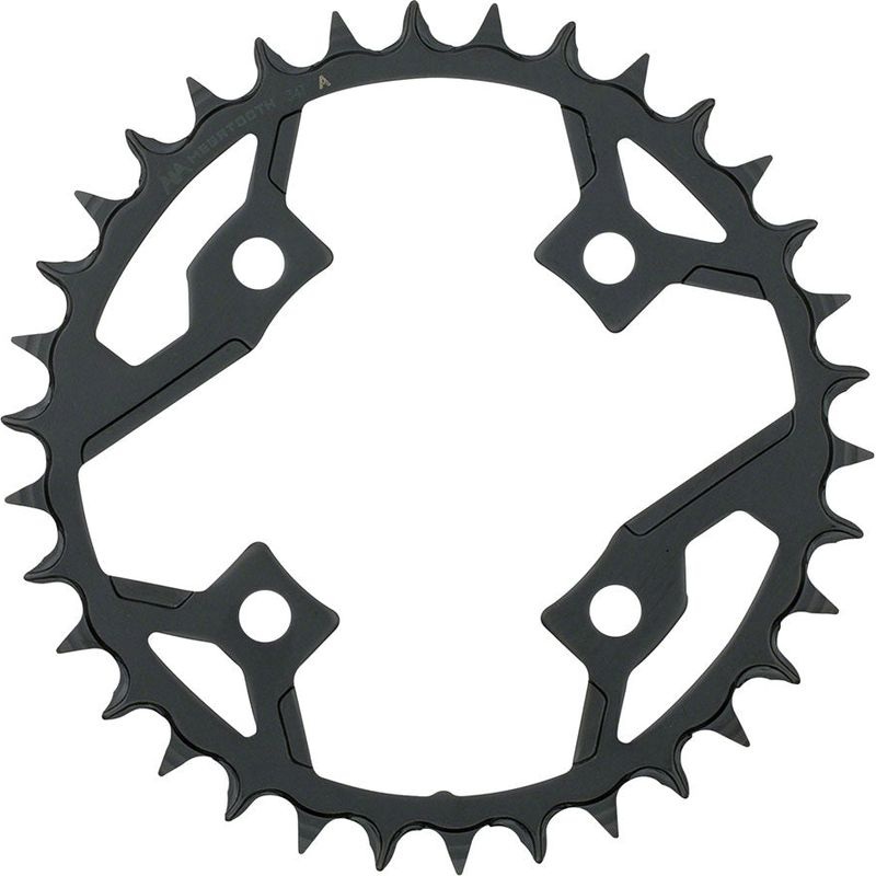 Full Speed Ahead Gamma Pro Mega Tooth Chainring – 34t 82 BCD Steel 1 x 11-Speed Black