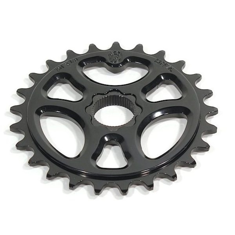 Profile Galaxy 25t Spline Drive BMX Sprocket – 22mm – 48-spline – Black – USA Made